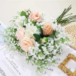 Accessoire floral gypsophiles artificielles pour décorations