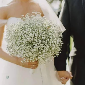 Fleurs artificielles gypsophiles en lot de 50