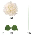 Hortensias en arrangement floral pour réception