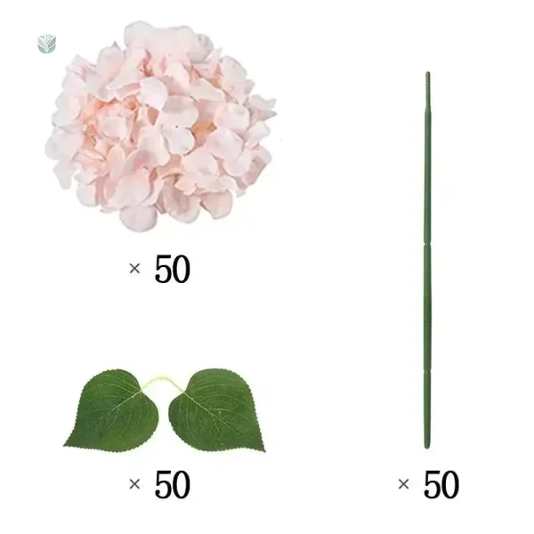 Hortensias frais pour décorations de mariage