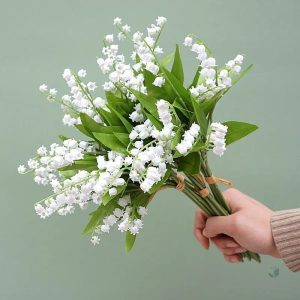 Muguet en faux brins, idéal pour arrangements floraux