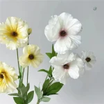 Fleurs artificielles anémones en couleur vive