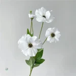 Bouquet d'anémones artificielles réalistes