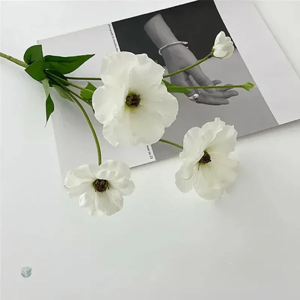 Fleurs anémones artificielles, style contemporain