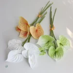 Fleurs artificielles anthuriums pour décoration de table