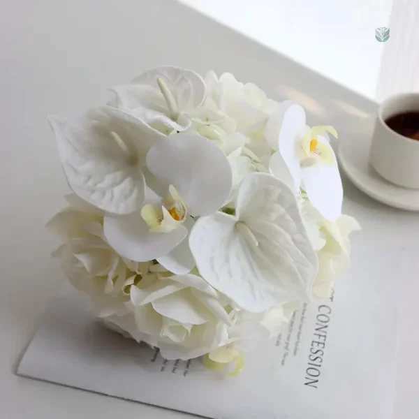 Bouquet d'anthuriums artificiels pour cadeau