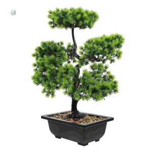 Bonsaï artificiel décoratif en pot, élégant et réaliste