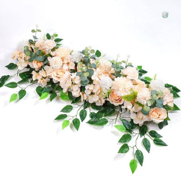 Décoration florale allongée pour événements