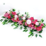 Arrangement floral allongé pour tables