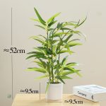Plante verte artificielle, aspect réaliste et entretien facile
