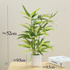 Plante verte artificielle, aspect réaliste et entretien facile