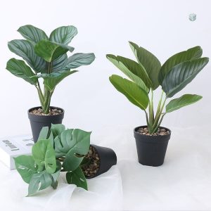 Plante verte artificielle pour un coin tropical
