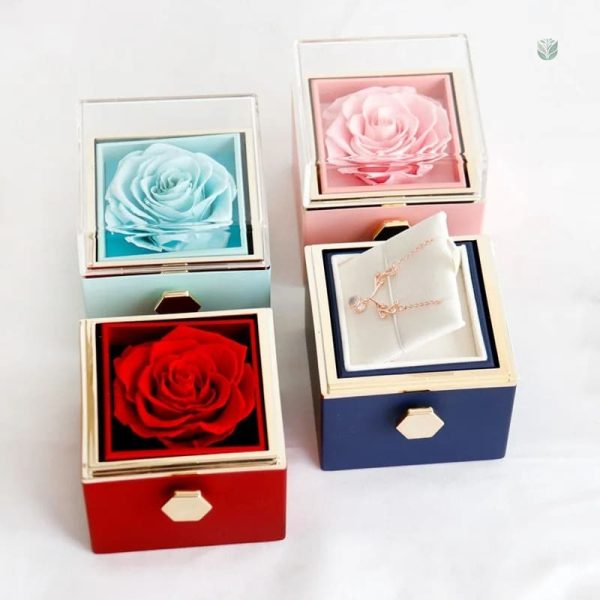 Rose éternelle dans un design