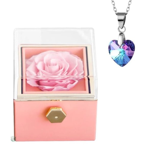 Bijoux Saint Valentin avec rose