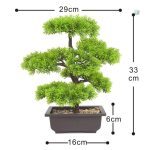 Plante décorative, bonsaï réaliste sans entretien