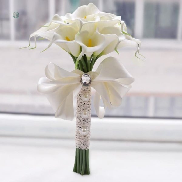 Bouquet d'Arum - Fleurs Artificielles Élégantes - vue 3