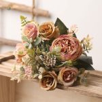 Bouquet de fleurs artificielles pour décoration d'intérieur