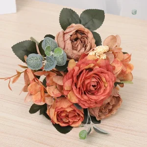 Arrangement floral artificiel pour célébration nuptiale