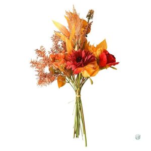 Bouquet de fleurs artificielles aux teintes d'automne