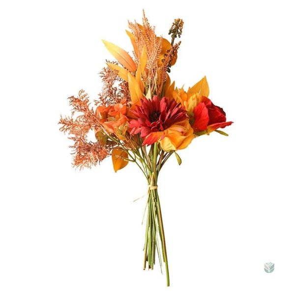 Bouquet de fleurs artificielles aux teintes d'automne