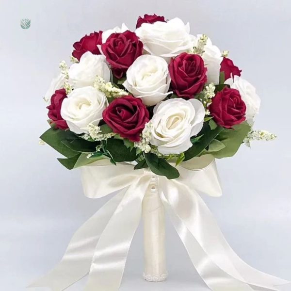 Bouquet de Mariage élégant avec fleurs variées
