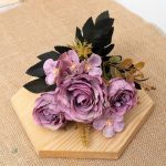Bouquet vibrant de fleurs artificielles à prix discount