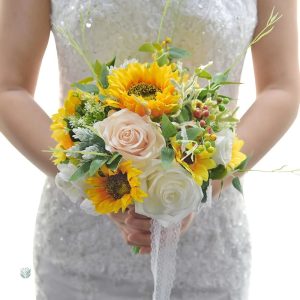 Bouquet de Mariée Artificiel élégant et coloré