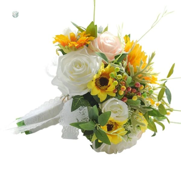 Arrangement floral artificiel pour un mariage