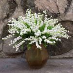 Muguet Artificiel en fleurs blanches décoratives