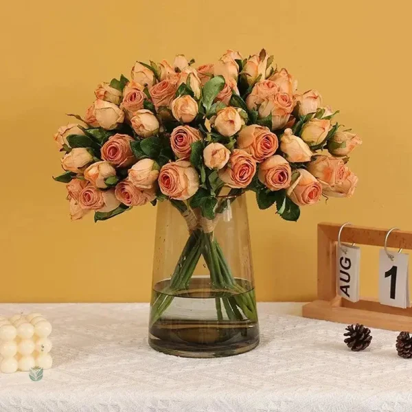Bouquet de Roses Anciennes Artificielles