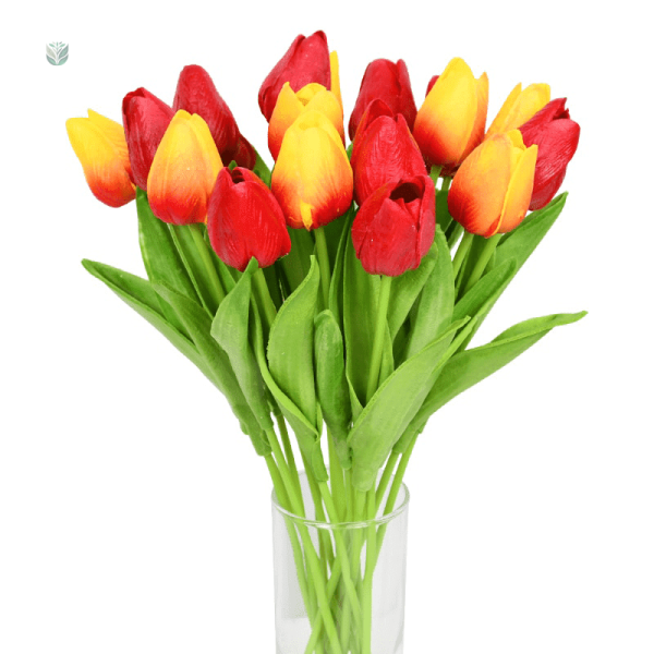 Bouquet de tulipes en fleurs synthétiques