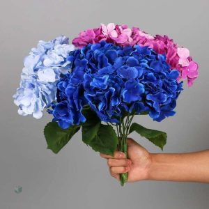 Bouquet d'Hortensia artificiel en fleurs colorées