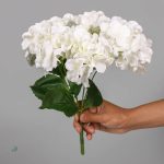 Arrangement floral d'hortensias pour décoration intérieure