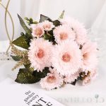 Bouquet décoratif de Gerberas en simili floral