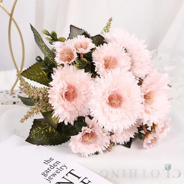 Bouquet décoratif de Gerberas en simili floral