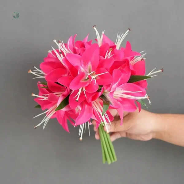 Bouquet de fleurs lys, accent floral pour toutes occasions