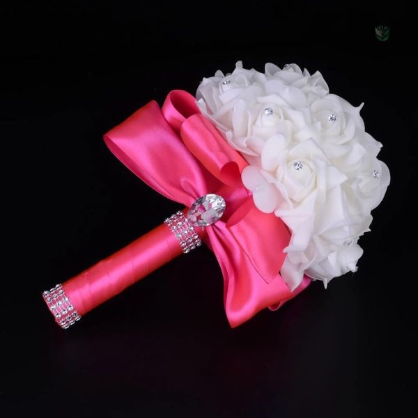 Bouquet de mariée à petit prix en couleurs douces