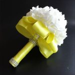 Bouquet de mariée minimaliste et élégant
