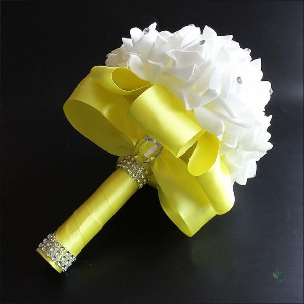 Bouquet de mariée minimaliste et élégant