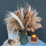 Fleurs Pampa artificielles, style moderne et chic