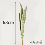 Sansevieria artificielle, parfaite pour bureau chic