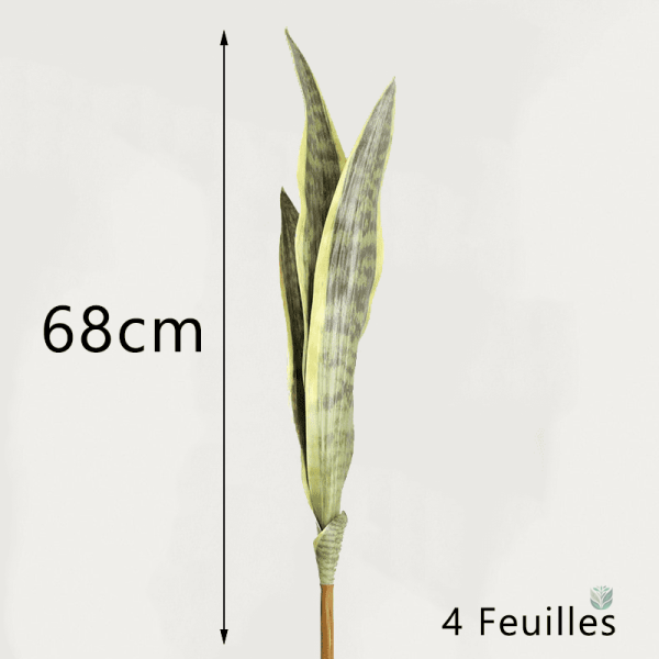 Sansevieria artificielle, parfaite pour bureau chic