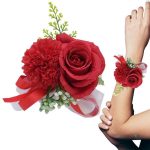 Bracelet mariage avec motifs floraux délicats