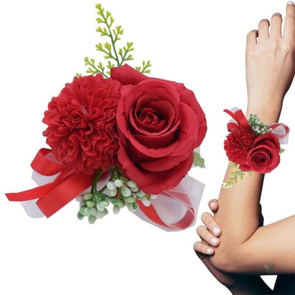 Bracelet mariage avec motifs floraux délicats