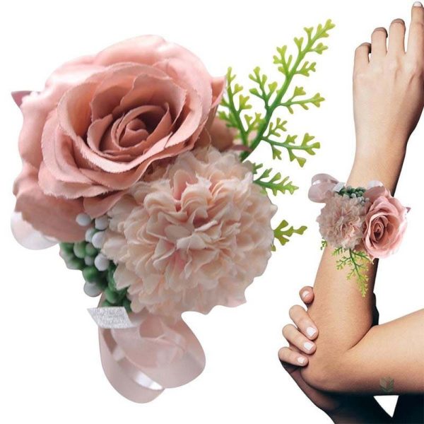 Accessoire de mariage avec fleurs élégantes