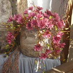 Fleurs de Magnolia artificielles pour décoration