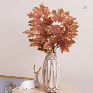 Branche artificielle d'érable pour décoration d'automne
