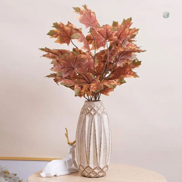 Branche d'érable artificielle aux couleurs d'automne