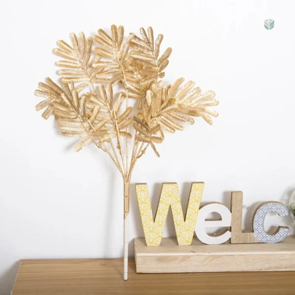Branche dorée pour décoration florale