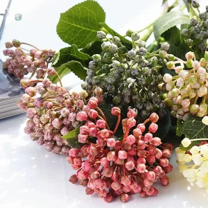 Branche baies artificielles pour décoration intérieure